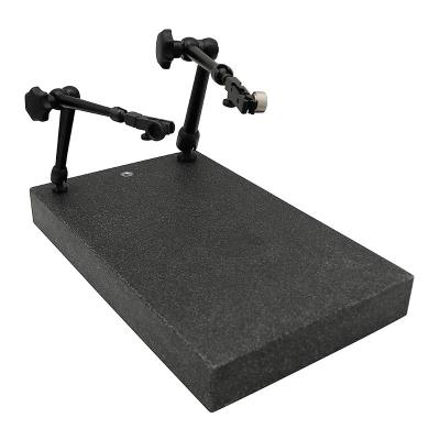 Granitbord 400x250x50 mm med 3xM8 gevindhuller DIN 876/0